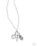 Purely Blessed - White Cross Necklace