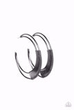 Artisan Attitude Black Hoop Earrings