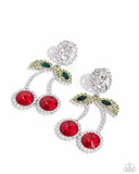 Cherry Picking Red Earrings