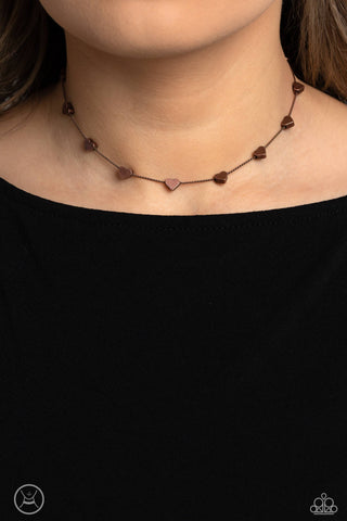 Public Display of Affection Copper Choker