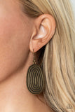 Desert Climate Brass Earrings