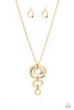 Tranquil Trickle Gold Necklace