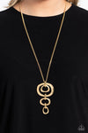 Tranquil Trickle Gold Necklace