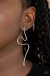 Heavy Metal Minimalist Silver Earrings
