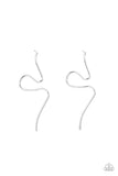 Heavy Metal Minimalist Silver Earrings