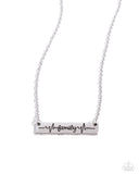 Living The Mom Life - Silver Necklace