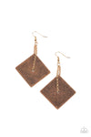 Block Party Posh Copper Earrings