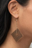 Block Party Posh Copper Earrings