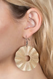 Fan the Breeze Brown Earrings