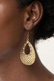 Terraform Twinkle - Brown Earrings