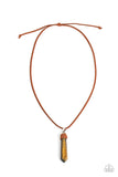 Holistic Harmony - Brown Men's Necklace