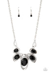 Hypnotic Twinkle - Black Necklace