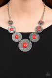 Garden Glade Red Necklace