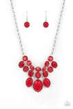 Delectable Daydream Red Necklace