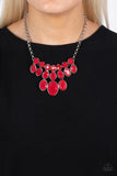 Delectable Daydream Red Necklace