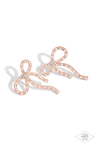 Deluxe Duet - Rose Gold Earrings