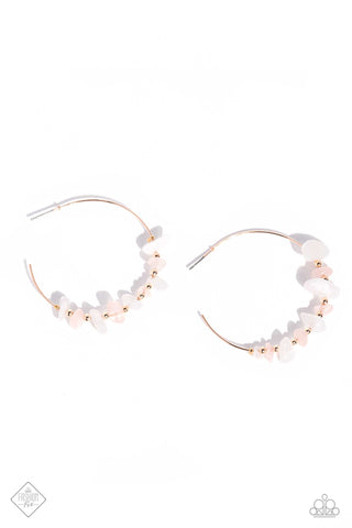 Euphoric Enjoyment - Rose Gold Hoop Earrings