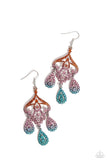 Chandelier Command Multi Earrings - Pink to Blue