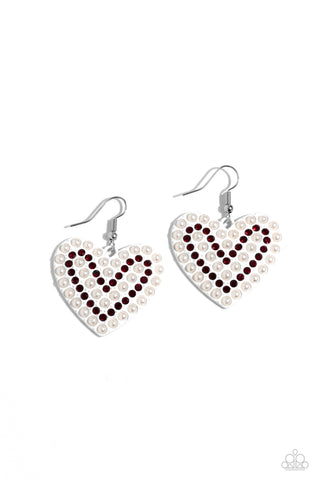 Romantic Reunion - White Earrings