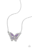 Weekend WINGS - Purple Necklace