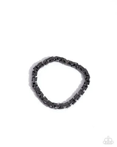 Interlocked Ideal - Black Bracelet