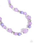 Whimsical Wager - Purple Necklace