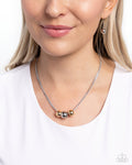 Beaming Beads - Silver Necklace