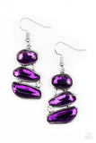 Gem Galaxy Purple Earrings