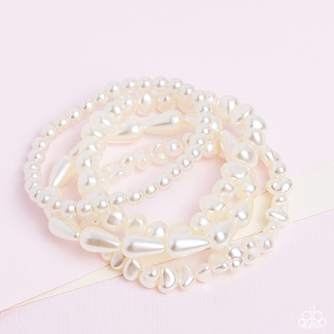 Gossip Pearl White Bracelet