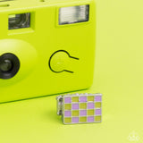 Checkerboard Craze Green Ring