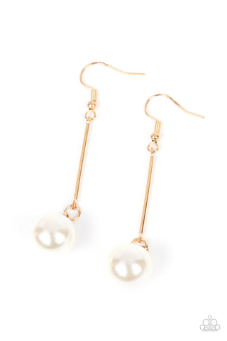 Pearl Redux Gold Earrings