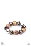 All Cozied Up Brown Bracelet