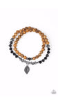 Wonderfully Woodland Black Bracelet