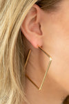 Material Girl Magic Hold Hoop Earrings