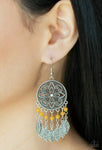 Free - Spirited Fashionista Orange Earrings