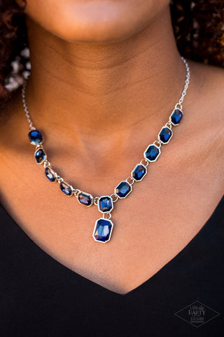 The Right To Remain Sparkly - Blue Necklace