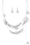 Radiant Reflections - Silver Necklace