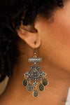 Unexplored Lands - Brass Earrings