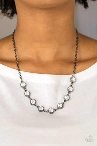 Starlit Socials - Black Necklace