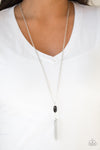 Tassel Tease - Black Necklace