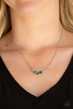 Sparkling Stargazer - Green Necklace