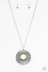 Chichly Centered Green Necklace