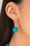 Tahiti Tropic Blue Wooden Necklace