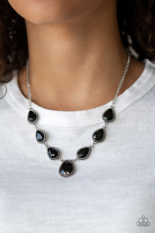 Socialite Social - Black Necklace