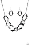 Capital Contour - Black Necklace