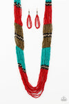 Rio Roamer - Red Seed Bead Necklace