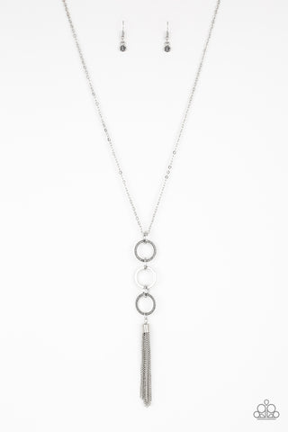 Diva In Diamonds - Silver Necklace