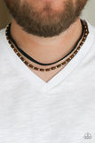 As Luck WOOD Have It - Black Urban Necklace