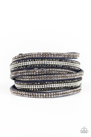 Royal Razzle - Blue Wrap Bracelet