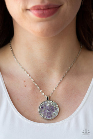 Paparazzi GLAM Crush Monday - Purple Necklace